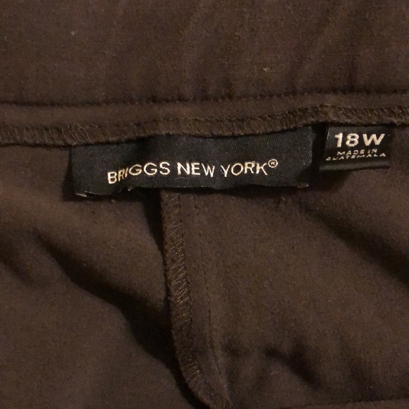 Plus Size Women’s Dark Brown Trousers Plus Size-Briggs New York - Picture 4 of 4